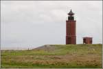 Der Leuchtturm auf der Hallig Langene am 28.08.2006.