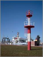 Das Hafenfeuer von Norderney am 03.04.2007.