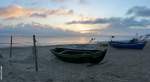Fischerboote BAA 31, 19N und 20 am Ostseestrand von Baabe (Mönchgut, Rügen, 28.09.2012)