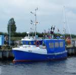 Fischerboot THI 25 im Hafen von Thiessow (Mönchgut, Rügen, 28.09.2012)