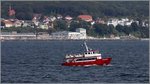 Die 2007 gebaute ALEXANDER (IMO 9432878) kreuzt am 28.08.2016 vor Sassnitz auf Rügen. Sie ist 22,20 m lang und 6,44 m breit und bietet bis zu 90 Passagieren Platz. Heimathafen ist Sassnitz.
