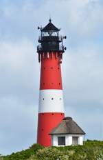 Der 34 Meter hohe Leuchtturm Hörnum im Süden der Insel Sylt wurde 1907 in Betrieb genommen.  