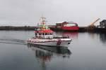 Boot RS SKULD der Norge REDNINGSSELSKAPET in Norwegen, Lovund am 26.07.2012