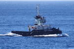 Hochseeschlepper PONTA DO PARGO (IMO: 9356270, MMSI: 255627000), Flagge: Portugal, Baujahr: 2006. Aufgenommen am 16.06.2023 vor Canico, Madeira.

