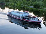 NOSTALGIE , Fahrgastschiff der Reederei Wolff in Berlin.