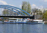 FGS 'Ernst Reuter' ENI.05600460 im Westhafenkanal in Berlin -Charlottenburg /Mörschbrücke im April 2017.