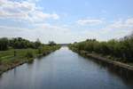 Blick auf den Havelkanal zu Tal bei Dyrotz/Wustermark / Land Brandenburg am 27.04.2020.