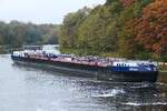 EDERSEE - TMS  (Inland Tankers) ENI: 04811770, Schleuse Kleinmachnow /Teltowkanal im Oktober 2024.