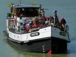 Der ehemalige Inselversorgee Christine vor der DEK-Schleuse Bevergern am 25.09.10.
