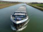 MS Passant  ENI 06003769 / L 80m - B 8.20m - Tg 2.61m - T 1143 / Gemeldet in Sliedrecht NL. Talfahrend im DEK bei Birgte am 20.11.09.