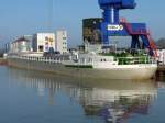 MS Nordland V  ENI 04018830 - L 85m - B 9.50m - Tg 2.72m - T 1407./ Gemeldet in Bremen/D. Hier im DEK-Hafen Ladbergen am 14.12.09.