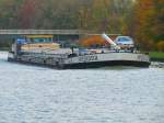 MS Sequana  ENI 02319546 - L 105m - B 9.10m - Tg 2.82m - T 1880 - PS 1300-Cummins - Bj 1973./ Gemeldet in Maasbracht/NL. Zu Berg in Mnster am 9.12.09.