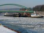 Diese Begegnung in Riesenbeck zeigt die GMS Libra und Dianita am 26.01.2010. Ein Bild aus der Haustr gschossen.
