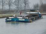 MS Bastimento  ENI 02325414 - L 80m - B 8.20m - Tg 2.70m - T 1166 - PS 800-Deutz - Bj 1962 in Erlenbach./ Gemeldet in Winssen/D. Bergfahrend im DEK bei Gelmer am 27.11.2010.