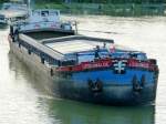 MS Liebenwalde  ENI 04031240 - L 80m - B 8.20m - Tg 2.35m - T 1146 - PS 420-SKL - Bj 1961 in Boizenburg./ Gemeldet in Berlin/D. Einfahrend Schleuse Bevergern am 4.09.2010.