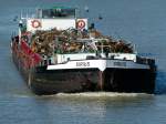 GMS Sirius - 04011290 - L 70m - B 8.20m - Tg 2.50m - T 962 - PS 470 - Bj 1955 in Hamburg/D.// Gemeldet in Hamburg/D. Zu Berg in Riesenbeck am 21.02.2011.