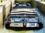 GMS Charlien - 04011900 - Lnge: 79,30 m - Breite: 8,27 m - Tiefgang: 2,52 m - 
Tonnage: 1060 t - PS 500 - Bj 1942 bei : Haarlemsescheepswerfin Haarlem - Gemeldet in Neckarhausen/D. Bei der Talschleusung in Rodde am 5.09.2010.