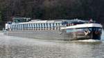 GMS Janet - 04008030 - Lnge: 80 m - Breite: 8.03 m - Tiefgang: 2.40 m -Tonnage: 1029 - PS 500-Deutz - Bj 1955 in Hamburg bei Wandmaker & Sohn - Gemeldet in Berlin/D. Hier im Nassen Dreieck Bergeshvede mit Kurs Richtung Mnster am 29.03.2010.