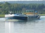 GMS Maritiem - 02206367 - Lnge: 85,99 m - Breite: 9,03 m - Tiefgang: 3,04m - Tonnage:1644 t  - PS 825- Detroit - Bj 1993 bei Grave BV in Grave - Gemeldet in Maasbracht/NL. Zu Tal im DEK bei Drenthe am 5.08.2009.