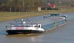 GMS Hanse - 04502690 - Lnge: 100,00 m - Breite: 10,50 m - Tiefgang: 2,85 m -Tonnage: 2062 t - PS 1380-Caterpillar - Bj 1968 bei DIW Berlin - Gemeldet in Hamburg/D. Zu Tal in Birgte am 7.02.2011.