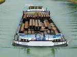 GMS Margit - 04600470 - Lnge: 80,00 m - Breite: 9,00 m - Tiefgang: 2,60 m -Tonnage: 1262 t - PS 525-MWM - Bj 1961 bei Ernst Menzer in Geesthacht - Gemeldet in Haren/Ems/D. Zu Berg in Birgte am 25.06.2011.