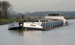 GMS Diena - 02323840 - Lnge: 73 m - Breite: 8.20 m - Tiefgang: 2,60 m -Tonnage: 1052 t - PS500-ABC - Bj 1965 bei Langerbrugge in Gent/B - Gemeldet in Zwolle/NL. Zu Tal in Olfen am 9.12.2009.