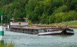 GMS Rbezahl - 04403040 - Lnge; 80m - Breite: 8.20m - Tiefgang: 2.52m - Tonnage: 1081 - PS 750-Deutz - Bj 1957 bei Ruhrorter Schiffswerft Duisburg - Gemeldet in Olfen/D. Zu Berg in Bergeshvede am 17.07.2011.