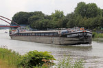 Frachtschiff  DREIKLANG  auf dem Dortmund-Ems-Kanal in Datteln 24.7.2016