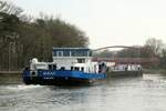 TMS  BURAN  (ENI 04808420 , 84,74 x 9,50 m)  am 25.03.2025 auf dem  DORTMUND-EMS-KANAL  zw.