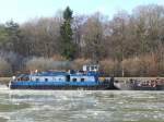 Stromschubschiff NAWA S2, Wroclaw (Breslau), Polen, (08351039) auf dem Elbe-Seitenkanal (ESK) in Richtung Scharnebeck; 28.01.2011
