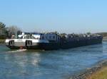 Tankschiff KARL, Magdeburg (04800290) auf dem Elbe-Seitenkanal kurz vor dem Schiffshebewerk Scharnebeck; 28.01.2011  