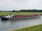 Nachschuss auf GMS KLOSTERSEE, Bleckede (ENI 4013080), auf dem  Heide-Suez  bei Kanal-km 113; 17.08.2011  