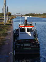Boot Ilmenau Schifffahrtspolizei Uelzen, 05037860 im Unterwasser des Schiffshebewerk Lüneburg; Elbe-Seitenkanal, Scharnebeck, 03.11.2018 - Obwohl  SCHIFFFAHRTSPOLIZEI  dran steht, ist dies kein