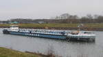 Das SUNRISE T.M.S. GIRBAUD, Bremen  ENI 04811700 auf dem Elbe-Seitenkanal kurz vor Scharnebeck; 11.01.2020
