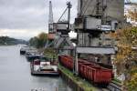 Im Hafen von Fallersleben. Am 12.Okt.2009.