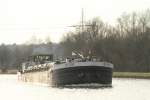 BM-5518 509 T, L 57,5m, B 7,58m am 14.04.2013 bei Dedensen.