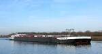 TMS  DETTMER TANK 140  (ENI 04810300 , 86 x 11,45 m) befuhr am 25.02.2026 den  MITTELLANDKANAL H�he Barleber Seen zu Berg .