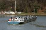 TMS  BIBERACH  (ENI 04003980 , 85 x 9m)  kam am 20.03.2026 auf dem  DORTMUND-EMS-KANAL  zum Nassen Dreieck.