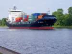 Containerschiff Stadt Ravensburg NOK Hochdonn Juli 2010