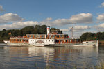 Die Freya im Nord-Ostseekanal höhe Breiholz am 17.10.2010