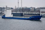 MIKHAIL LOMONOSOV , General Cargo , IMO 9216482 , Baujahr 2000 , 99.6 × 16.9m , 15.02.2018 NOK Höhe Schleuse Kiel-Holtenau 