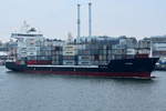 STEEN , Feederschiff , IMO  9360996 , Baujahr 2008 , 138.2 × 21.7m , 905 TEU , 15.02.2018 NOK Höhe Schleuse Kiel-Holtenau 