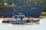 Lotsenversetzboot KIEBITZ am 24.07.2021 auf dem NOK (Nord-Ostsee-Kanal)