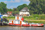 Schubschlepper ALPHA (ENI 02102268) am 24.07.2021 im NOK (Nord-Ostsee-Kanal)