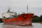 Tanker CHEM HOUSTON (IMO:9705720) Flagge Liberia im NOK bei Schach-Audorf am 28.07.2022