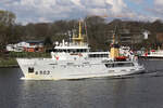 A 902 VAN KINSBERGEN IMO:9201578 Flagge Niederlande am 05.04.2023 im NOK bei Schacht Audorf.