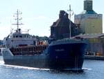 V�RMLAND (IMO:9196254; L=90m;B=12m; DWT3211To; Bj.1999) 
ein General-Cargo Schiff, bzw. St�ckgut-Mehrzweckfrachter; passiert im NordOstseeKanal die Stadt Rendsburg; 260616