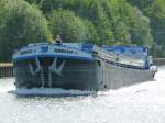 GMS Serenitas jr. - 06000571 - Lnge 70,00 m - Breite 7,20 m - T 942 t - Gemeldet in Anterpen/B. Hier zu Tal vor Schleuse Wanne Eickel am 23.05.2011.


