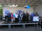 Ein Bild vom Aktionstag am alten Schiffshebewerk in Magdeburg-Rothensee .
Mit einem abwechslungsreichen Programm aus Unterhaltung und Information fr alle Altersgruppen
wurde heute am 01.Mai 2008 fr die Erhaltung des historischen Schiffshebewerkes demonstriert. 