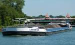 GMS LAMANTIJN - 02328228 - Lnge: 110 m - Breite: 11,45 m - Tiefgang:3,60 m -Tonnage: 3210 - PS 1520-Caterpillar - Bj 2006 bei Yizheng Shipping in China - Fertigstellung bei Instahlo in Werkendam - Gemeldet in Werkendam/NL. Zu Tal in Dorsten am 27.06.2011.
